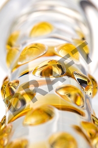 Двусторонний фаллоимитатор Sexus Glass, стекло, прозрачный, 25 см