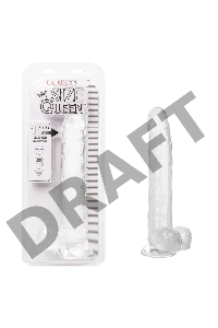 Прозрачный фаллоимитатор-гигант Size Queen 10 - 30,5 см.