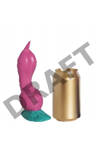 Розовый фаллоимитатор Крок Small - 21 см.