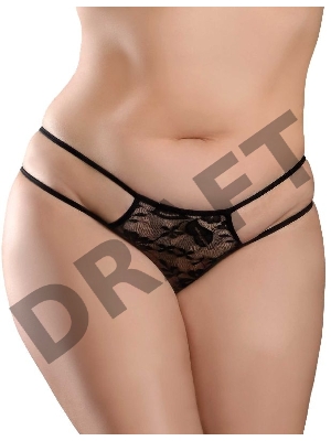 Невероятный набор для анальных игр: Hookup Panties Crotchless Pleasure Pearls - Fits Size XL-XXL