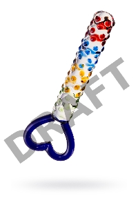 Нереалистичный фаллоимитатор Sexus Glass, стекло, прозрачный, 22,5 см