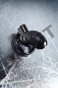 Пояс верности мужской Black&Red by TOYFA, ABS пластик, черный, 10 см