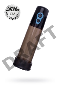 Помпа для пениса TOYFA  A-Toys Acrilic, силикон, чёрный, 26 см