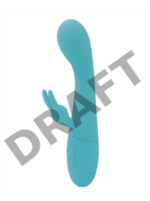 Вибратор кролик Naya, цвет аквамарин (SOLAR collection)