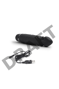Черный вибратор-реалистик 6.5 Girthy Realistic Vibrator - 19 см.