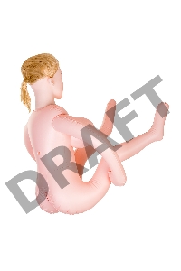 Кукла надувная Dolls-X by TOYF Liliana с реалистичной головой, блондинка, с двумя отверстиями