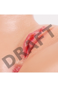 Adel Мастурбатор-полуторс, анус и вагина, с двойным слоем материала