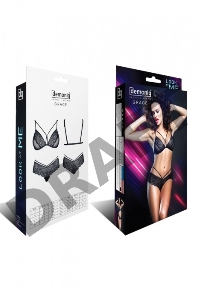 Комплект с эротичным кружевом и контурными лентами Grace (Look At Me collection)