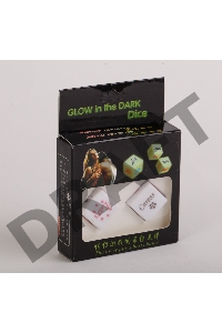 Светящиеся в темноте игровые кости для любовных игр