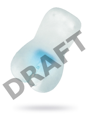 Мастурбатор реалистичный TOYFA Juicy Pussy Hot Crystal, TPE, 14,5 см