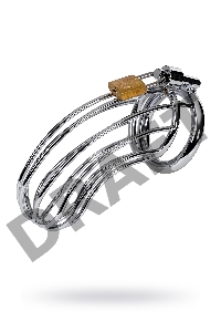 Пояс верности мужской TOYFA Metal, серебряный