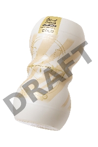 Мастурбатор нереалистичный MensMax Smart Gear GOLD, TPE, белый, 15 см