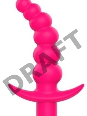 Розовая вибрирующая анальная елочка Sweet Toys - 10,8 см.