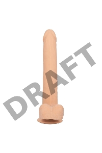 Телесный фаллоимитатор-гигант Size Queen 10 - 30,5 см.