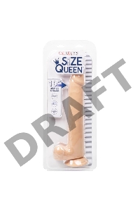 Телесный фаллоимитатор-гигант Size Queen 10 - 30,5 см.