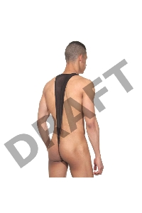 Боди мужское красный леопард L/XL