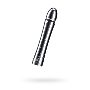 Фаллоимитатор Mystim Glossy Glen, электростимуляция, хирургическая сталь, серебряный, 14 см