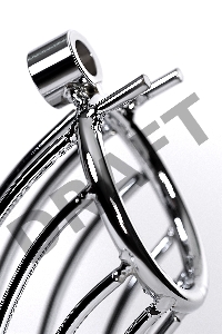 Пояс верности мужской TOYFA Metal, серебряный