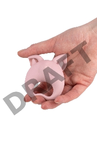 Перезаряжаемое кольцо для клиторальной стимуляции MiMi Animals Kitten Kiki Light Pink 7200-02lola