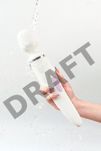 Нереалистичный вибратор Satisfyer Woman Wand, ABS пластик, белый, 34 см.