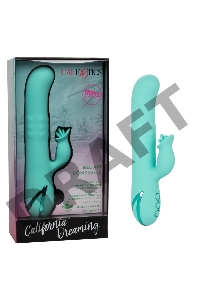 Мятный вибромассажер-кролик Bel Air Bombshell