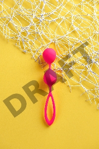 Вагинальные шарики A-Toys by TOYFA Rai, силикон, розовые, 17 см