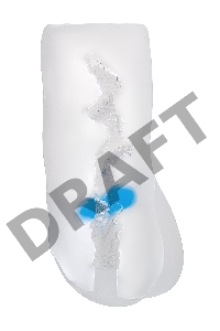 Мастурбатор реалистичный TOYFA Juicy Pussy Hot Crystal, TPE, 14,5 см