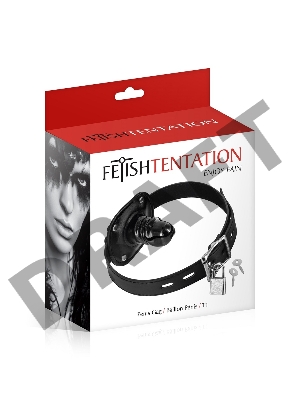 Fetish Tentation Черный кляп с замком