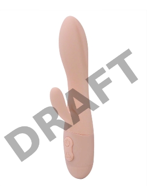 Вибратор с клиторальным отростком Kiara, цвет слоновая кость (SOLAR collection)