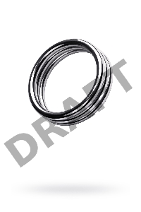 Кольцо на пенис TOYFA Metal, серебряное