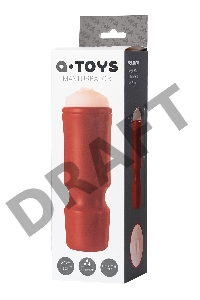 Мастурбатор вагина TOYFA  A-Toys Denna, TPE, красный, 24 см