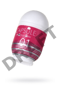 Мастурбатор нереалистичный MensMax CAPSULE 01 Dandara, TPE, розовый, 8 см