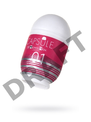 Мастурбатор нереалистичный MensMax CAPSULE 01 Dandara, TPE, розовый, 8 см
