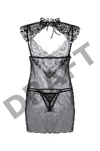 Комбинация и стринги Candy Girl Luscious, черный, OS