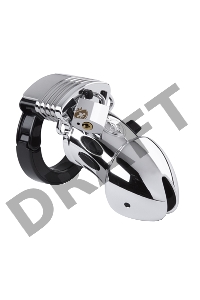 Электростимулятор Mystim Pubic Enemy No 1, хирургическая сталь, серебряный, 8,2 см