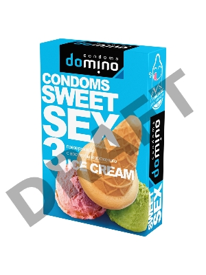 Презервативы Luxe DOMINO  SWEETSEX, мороженое  №3  , 18 см