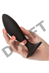 Набор из трех черных анальных пробок Silicone Anal Curve Kit