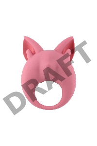 Перезаряжаемое кольцо для клиторальной стимуляции MiMi Animals Kitten Kiki Pink 7200-01lola