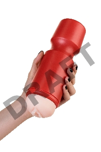 Мастурбатор вагина TOYFA  A-Toys Denna, TPE, красный, 24 см
