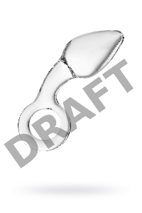 Анальная втулка Sexus Glass, стекло, прозрачная, 14,5 см, Ø 4 см