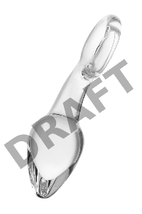 Анальная втулка Sexus Glass, стекло, прозрачная, 14,5 см, Ø 4 см