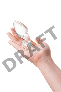 Анальная втулка Sexus Glass, стекло, прозрачная, 14,5 см, Ø 4 см