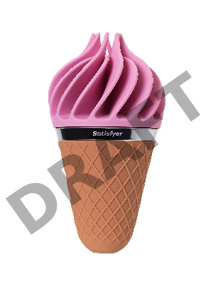 Вибромассажер Satisfyer layons Sweet Treat , силикон, розовый, 10,4 см.