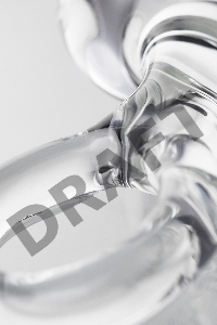 Анальная втулка Sexus Glass, стекло, прозрачная, 14,5 см, Ø 4 см