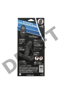 Серый вибромассажер простаты Remote Control Dual Pulsating Probe