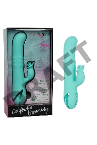 Мятный вибромассажер-кролик Bel Air Bombshell