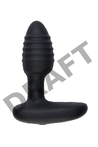 Черный интерактивный вибратор OhMiBod Lumen for Kiiroo с подсветкой - 10,2 см.