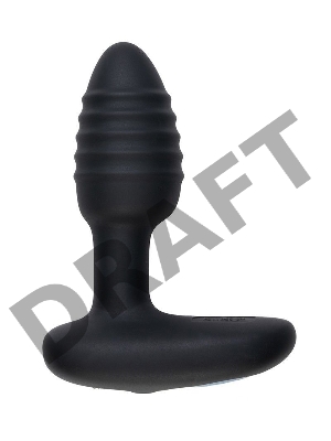 Черный интерактивный вибратор OhMiBod Lumen for Kiiroo с подсветкой - 10,2 см.