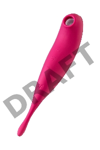 Вакуум-волновой бесконтактный стимулятор клитора Satisfyer Twirling Pro, силикон, красный