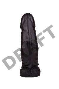 Фаллоимитатор-супергигант DESPOT Lovetoy, ПВХ, черный, 28 см